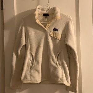 White Patagonia fleece
